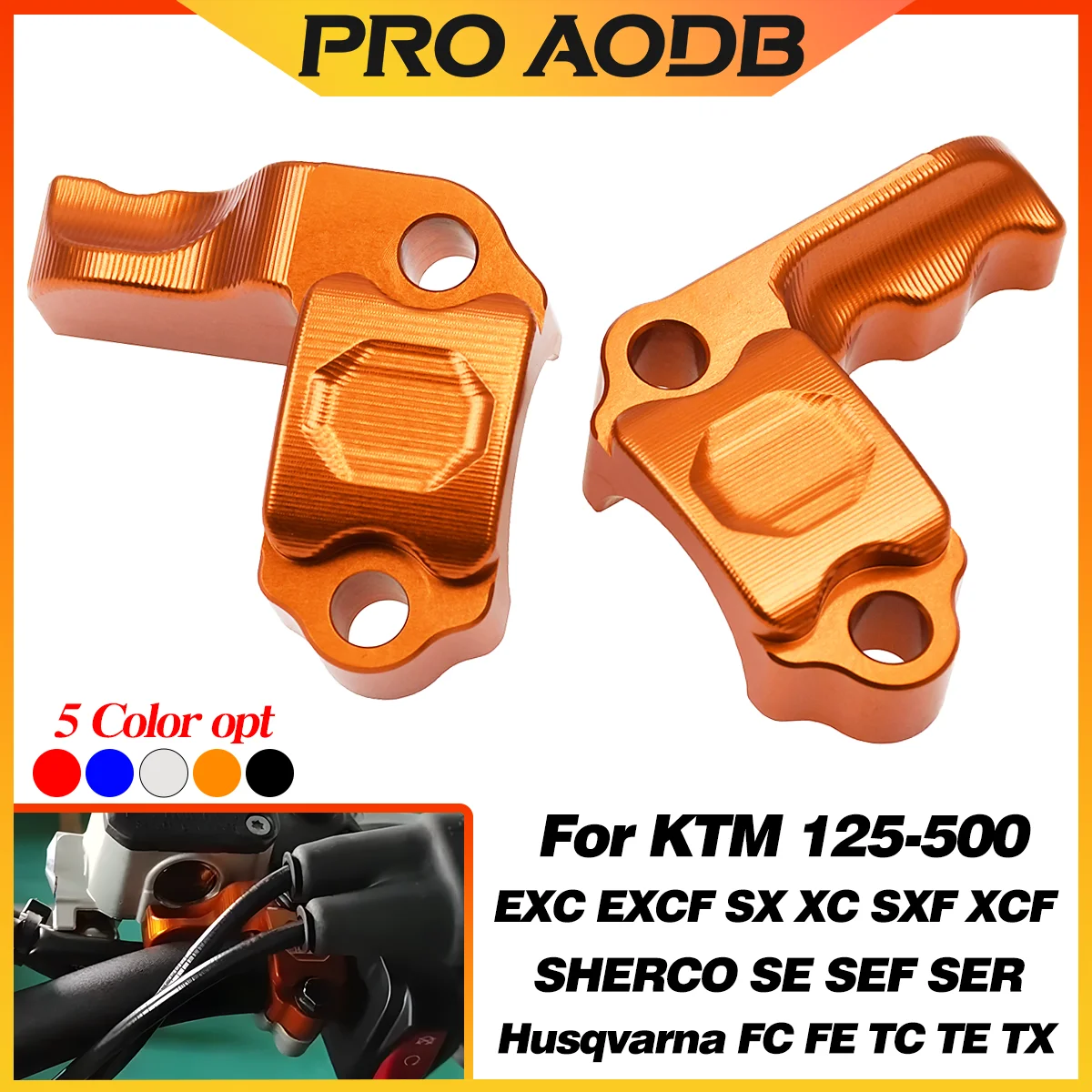Für KTM SX SXF XCW XC XCF EXC EXCF 125-500 Husqvarna FC FE FX TC TE TX Sherco SE SEF R SER SEFR Hauptzylinder Schutzfolie Image