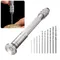 Mini perceuse à main 0.8-3.0mm, outils pour le travail du bois, outil rotatif de perçage, foret hélicoïdal manuel, broche d'horloger, outils de réparation de montre
