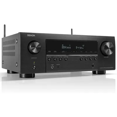 Ultra HD 7.2 Channel (90Watt X 7) AV Receiver - Built for Gaming, Music Streaming, Black