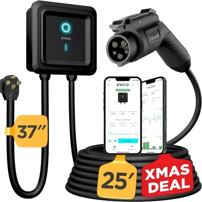 EV Charger - 48 Amp EV Charger Level 2, 240V Electric Vehicle Charging Stations