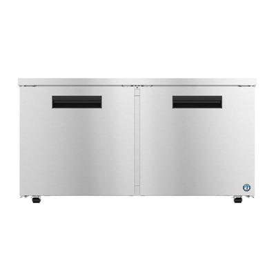 Hoshizaki UF60B-LP 60" Steelheart Undercounter Freezer w/ 2 Sections & 2 Doors, 115v, Stainless Steel