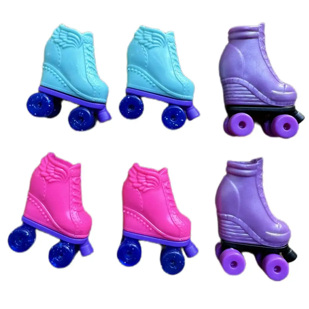 Original Wild Hearts Crew Puppe Schuhe Schlittschuhe Skateboard Mädchen Dressing DIY Puppe Zubehör Für Universal 1/6 High-Heels füße