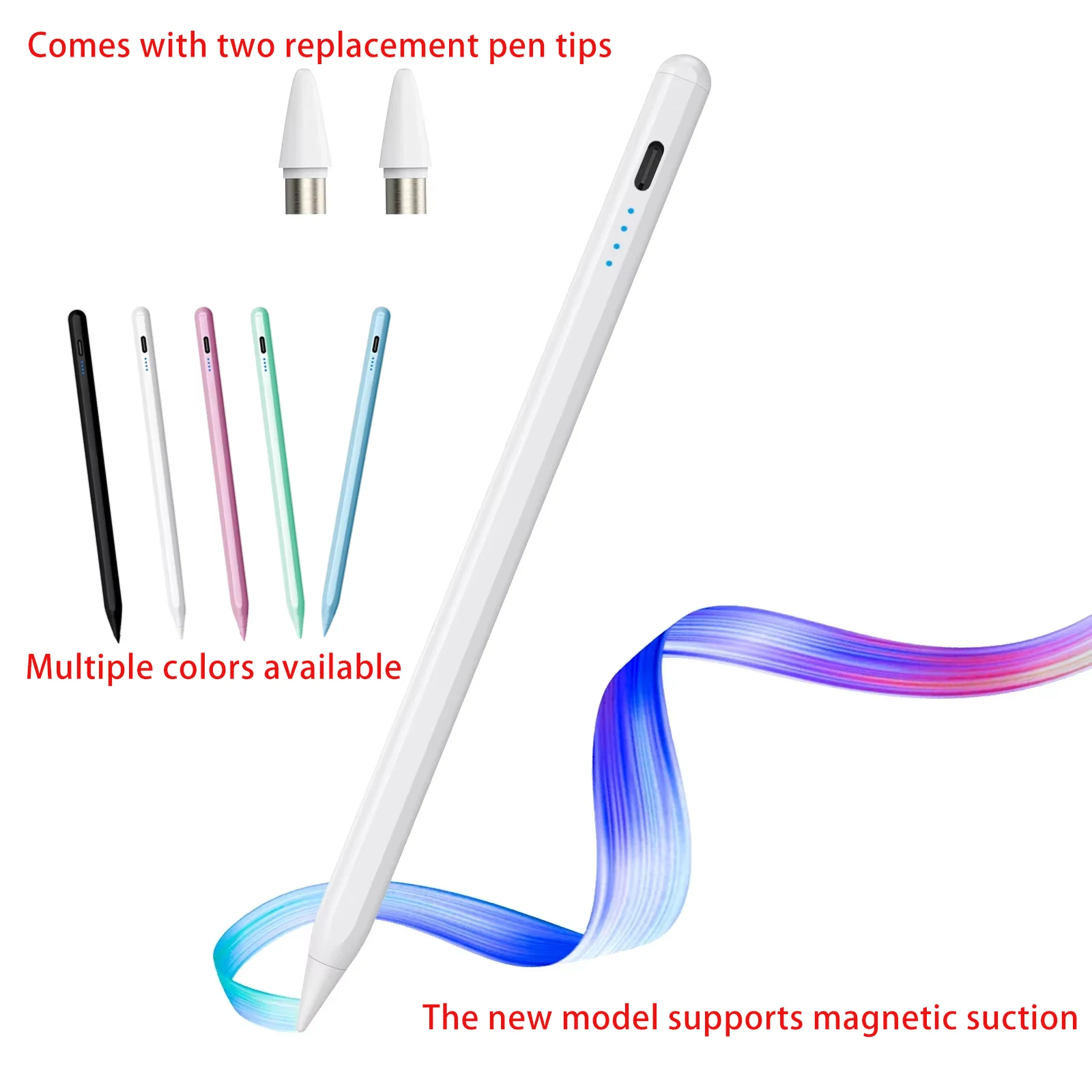 NUOVA penna stilo universale per Android IOS penna touch screen capacitiva per iPad Apple Pencil per Huawei Xiaomi Samsung Tablet Pen