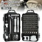 Set di cacciaviti di precisione 115 in 1 Kit di strumenti di riparazione magnetici professionali con