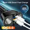 100W Car PD Adapter 2USB Dual Car Cigarette Lighter Expands QC3.0 Car Charger Universal Super Fast