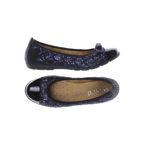 Caprice Damen Ballerinas, Gr. 39, marineblau, Leder