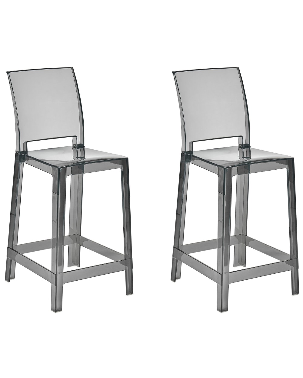 Lot de 2 chaises de bar noir