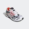 Sneaker ADIDAS ORIGINALS "TEMPER RUN 2.0", Gr. 43, bunt (cloud weiß, preloved rot, core schwarz), Textil, Synthetik, sportlich, Schuhe