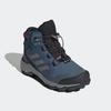 Wanderschuh ADIDAS TERREX "TERREX MID GORE-TEX", Gr. 35, bunt (wonder steel, grau three, semi impact orange), Textil, Synthetik, sportlich, Schuhe, wasserdicht