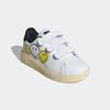 Klettschuh ADIDAS SPORTSWEAR "ADVANTAGE 2.0", Gr. 34, weiß (cloud weiß, bright gelb, core schwarz), Synthetik, Textil, sportlich, Schuhe, Design auf den Spuren des adidas Stan Smith