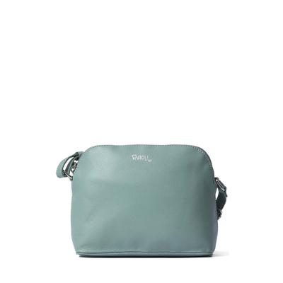 Umhängetasche VARGU "Neli 1", Damen, Gr. B/H/T: 21cm x 18cm x 9cm one size, grün (mint grün), Leder, Taschen, LGW zertifiziertes Leder Image