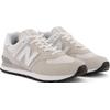 Sneaker NEW BALANCE "ML574 Core", Gr. 38,5, beige (hellbeige, weiß), Leder, Textil, sportlich, Schuhe