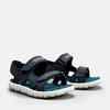 Sandale TIMBERLAND "Perkins Row 2 STRAP SANDAL", Gr. 27 (10), blau (azur), Synthetik, sportlich, Schuhe, mit Klettverschluss