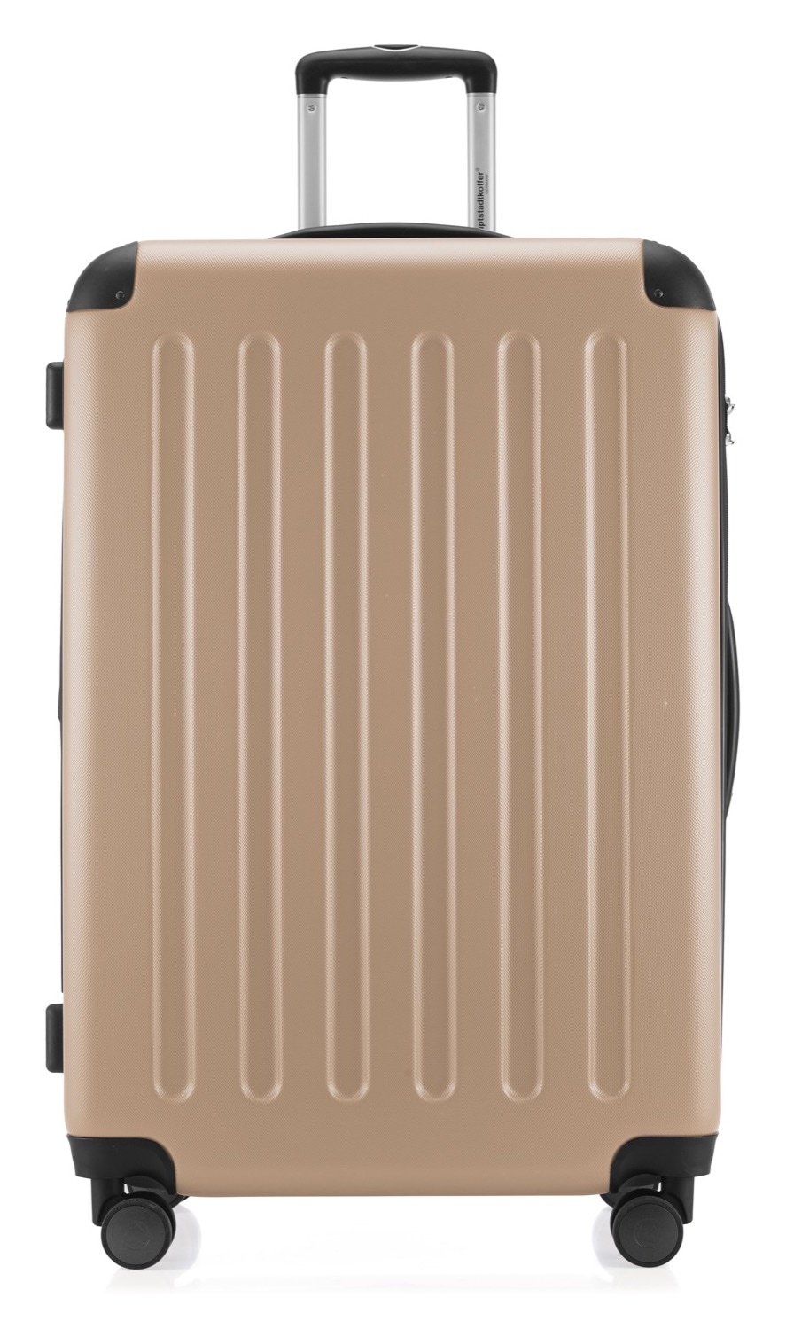 Hartschalen-Trolley HAUPTSTADTKOFFER "Spree, verschiedene Farben und Größen", Gr. B/H/T: 50cm x 75cm x 30cm 101 l, beige (champagner), ABS, Polycarbonat, Koffer, Reisegepäck Hartschalen-Koffer mit Volumenerweiterung und TSA Schloss Image