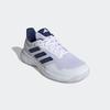 Tennisschuh ADIDAS PERFORMANCE "COURT SPEC 2", Gr. 41, weiß (cloud weiß, dunkelblau, cloud weiß), Textil, Synthetik, sportlich, Schuhe, geeignet für Hartplatz und Sandplatz