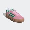 Sneaker ADIDAS ORIGINALS "GAZELLE BOLD", Gr. 37, rosa (true pink, grün, cloud weiß), Leder, Synthetik, sportlich, Schuhe, Topseller