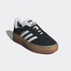 Sneaker ADIDAS ORIGINALS "GAZELLE BOLD", Gr. 38, schwarz-weiß (core schwarz, cloud weiß, cloud weiß), Leder, Synthetik, sportlich, Schuhe