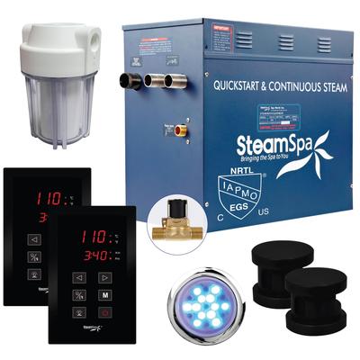SteamSpa Royal 12 KW QuickStart Acu-Steam Bath Generator Package with