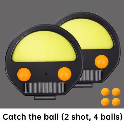 TEMU Catch And Toss Ball Game Set - Pvc Uncharged Single Or Activity 14+ To Improve Hand-eye Coordination And Focus - Abs Plastic With Tear-proof Nylon Cloth