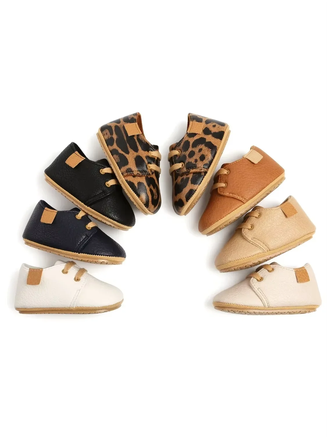 0–18 Monate alte Baby-Herren- und Damen-Oxford-Schuhe, Sportschuhe mit weicher Gummisohle, rutschfeste Baby- und Kleinkind-Wanderschuhe