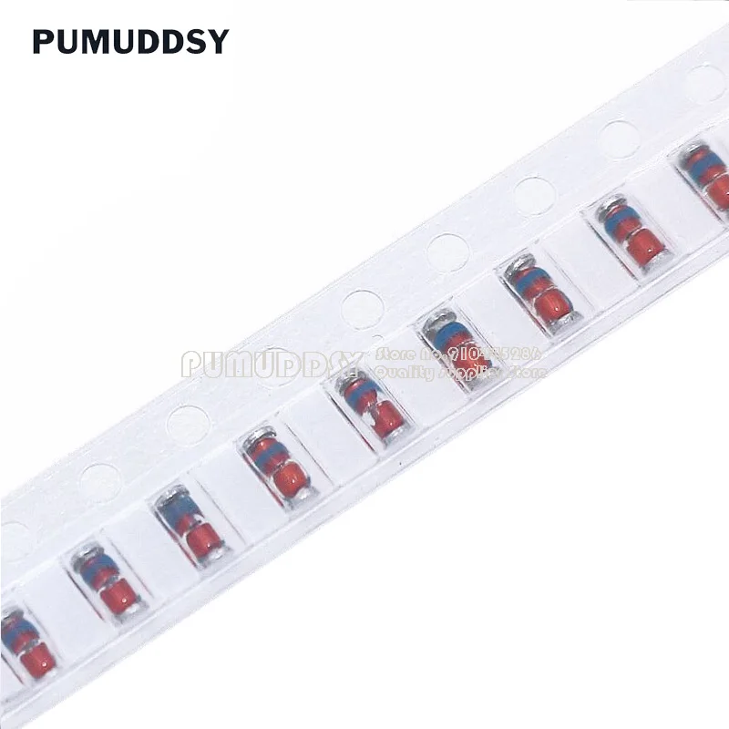 100PCS 1/2W 0,5w Zener diode ZMM 3V 3V3 3V9 4V7 5V1 7V5 8V2 10V 12V 15V 16V 18V 20V 24V LL34 SMD Zener diode paket Image