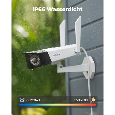 REOLINK Überwachungskamera "Duo Series W730 WiFi-Outdoor V2", weiß, B:16,1cm H:14,7cm T:26,2cm, Überwachungskameras Image