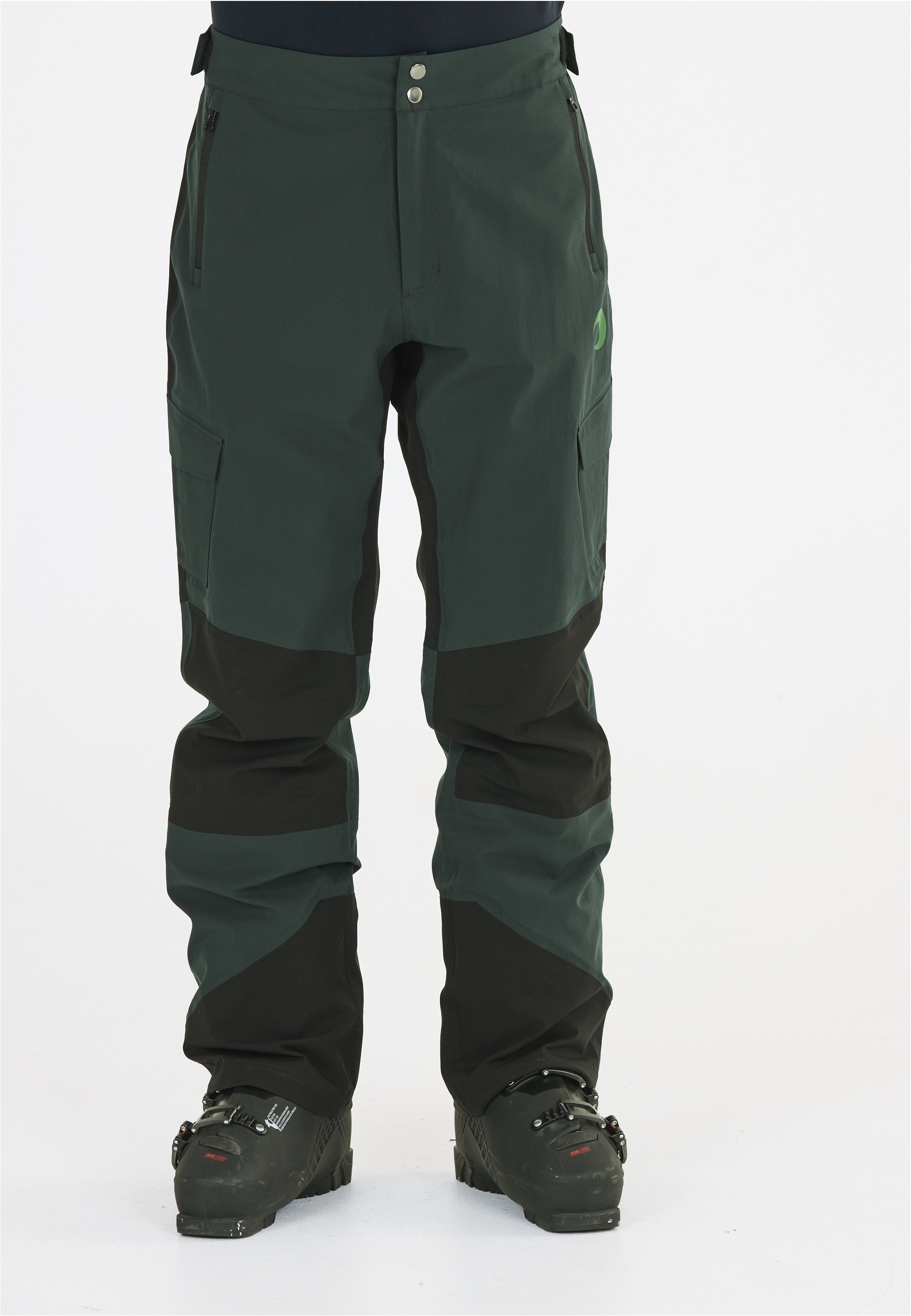 Skihose SLOPE "Bandone", Herren, Gr. XL, EURO-Größen, grün, 100% Polyester, mehrfarbig, lang, Hosen, Im wasser- und winddichten Design Image