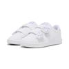 Sneaker PUMA "PUMA Smash 3.0 Sneakers Mädchen", Kinder, Gr. 32, lila (weiß vivid violet silber lila metallic), Obermaterial: Synthetik, Textil; Futter: Textil; Laufsohle: Gummi, Schuhe