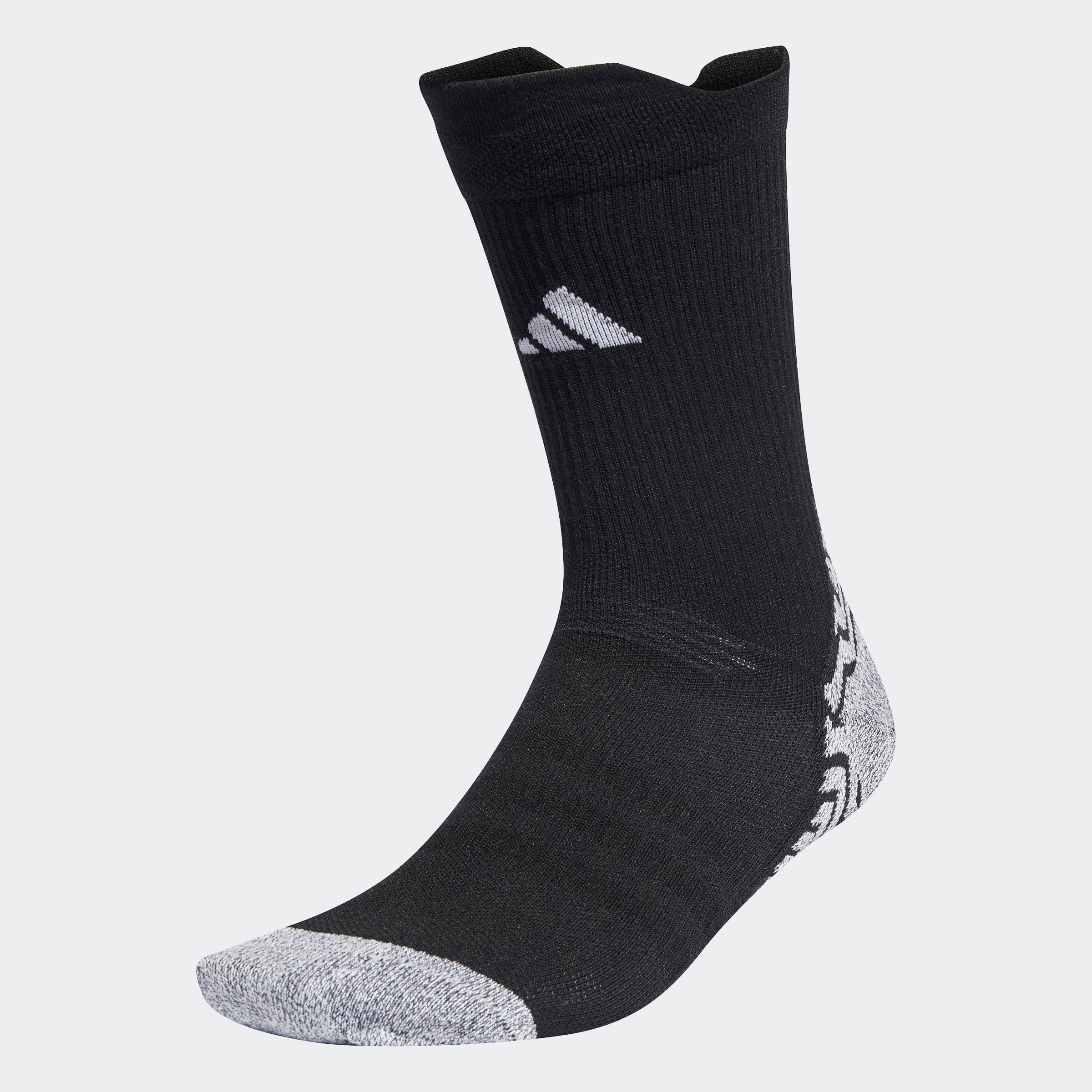 Funktionssocken ADIDAS PERFORMANCE "FTBL GRP KNT LT", Herren, Gr. M (40/42), schwarz-weiß (schwarz, weiß), Obermaterial: 51% Polyamid, 46% Polyester, 3% Elasthan, Socken