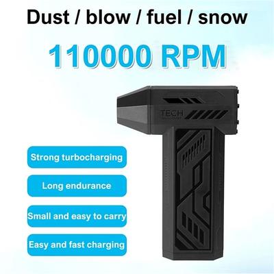 Multifunctional Mini Turbo Jet Fan Jet Dry Blower Super Jet Fan Blower 130000 RPM Cordless Air Blower Car Dryer USB-C Rechargeable for Cleaning