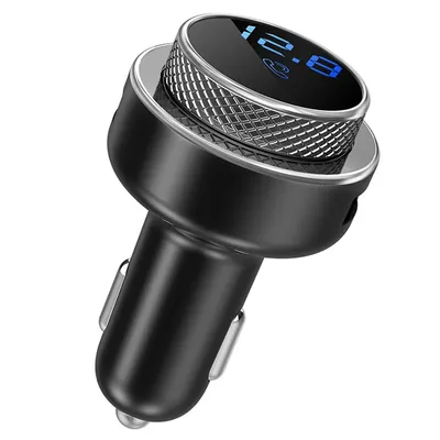 Car FM Transmitter Handsfree MP3 Player QC3.0 USB Bluetooth-compatible Fast Charger Outdoor Personal