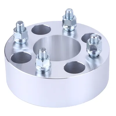 4PCS 4x110mm Flange Hubcentric Wheel Spacers 2inch Hub Centric Wheel Adapters with M12x1.25 Studs