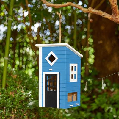 Glitzhome 14"H Functional and Decorative Wood Garden Birdhouse - 8.25''L X 7.25''W X 14.00''H