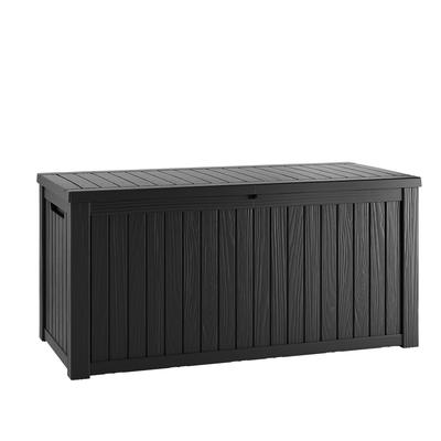 180 Gal Resin Lockable Patio Outdoor Storage Deck Box