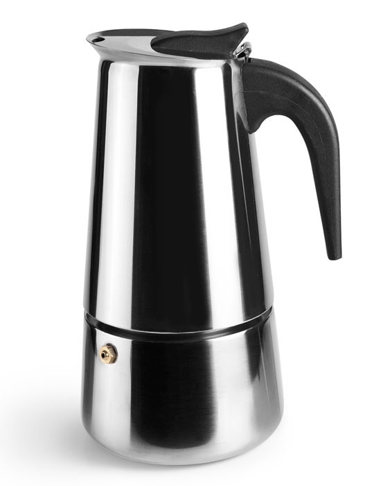 IBILI - Moka Express-Kaffeemaschine, 10 Tassen, 460 ml, Edelstahl, Geeignet für Induktion Image