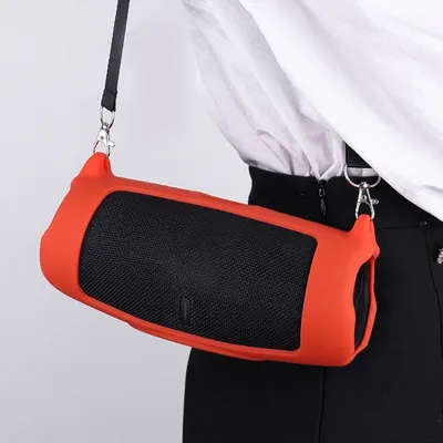 Anti-herbst Lautsprecher Fall Schutzhülle Staub-proof Silikon Fall Shell für-JBL Ladung 5 Image