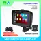 5 Zoll tragbare Motorrad LCD-Display IPX7 wasserdichten Monitor für drahtlose Carplay Android Auto Moto Auto spielen Touchscreen GPS