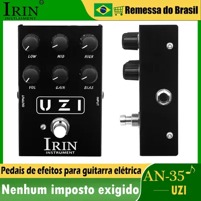 IRIN Electric Guitar Effect Pedal AN-35 UZI Distortion British American Distortion Effect True