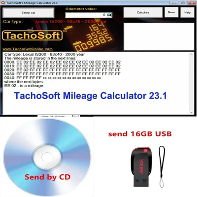 TachoSoft Mileage Calculator 23.1 TachoSoft Mileage Counter Calculation Software V23.1 With License