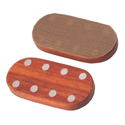 Magnetic Push Slider Rosewood EDC Fingertip Toy Stress Relief Toys for 15‑35 Years Old Youth