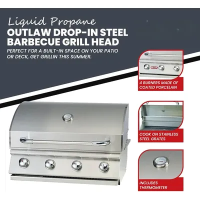 30-Inch Built-In Grill (BG-26038), Propane