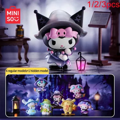 1/2/3pcs Miniso Sanrio Characters Magic Story Series Blind Box Toys Dolls Kuromi Model Kawaii