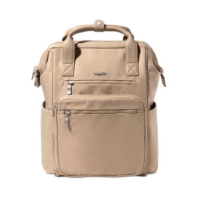 Baggallini Chelsea Laptop Backpack - Taupe Twill