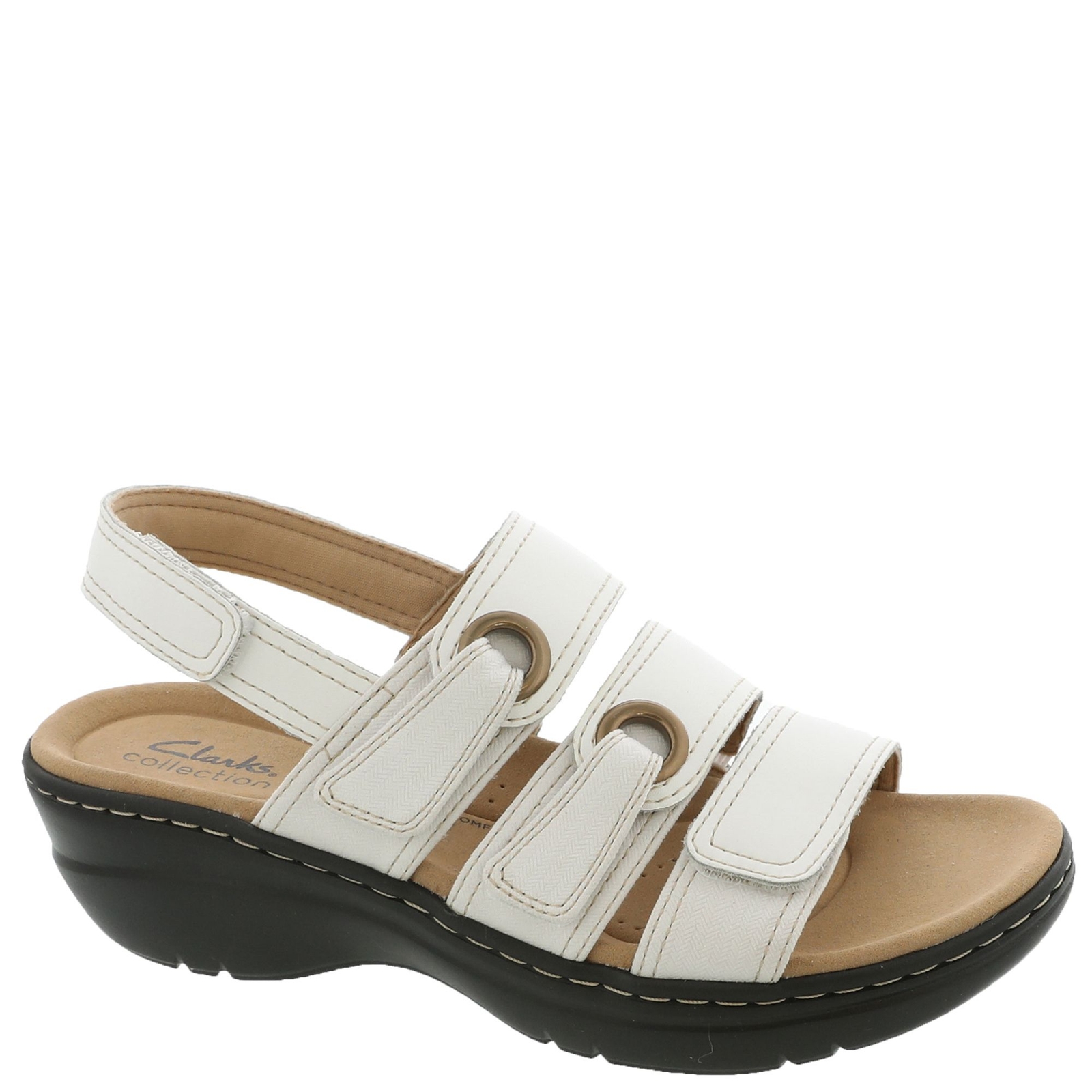 Clarks Merliah2 Bali - Womens 7 White Sandal W