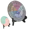2 Stück emotionales Raddiagramm aus Holz, emotionale Radtherapie, ruhige Emotionen,