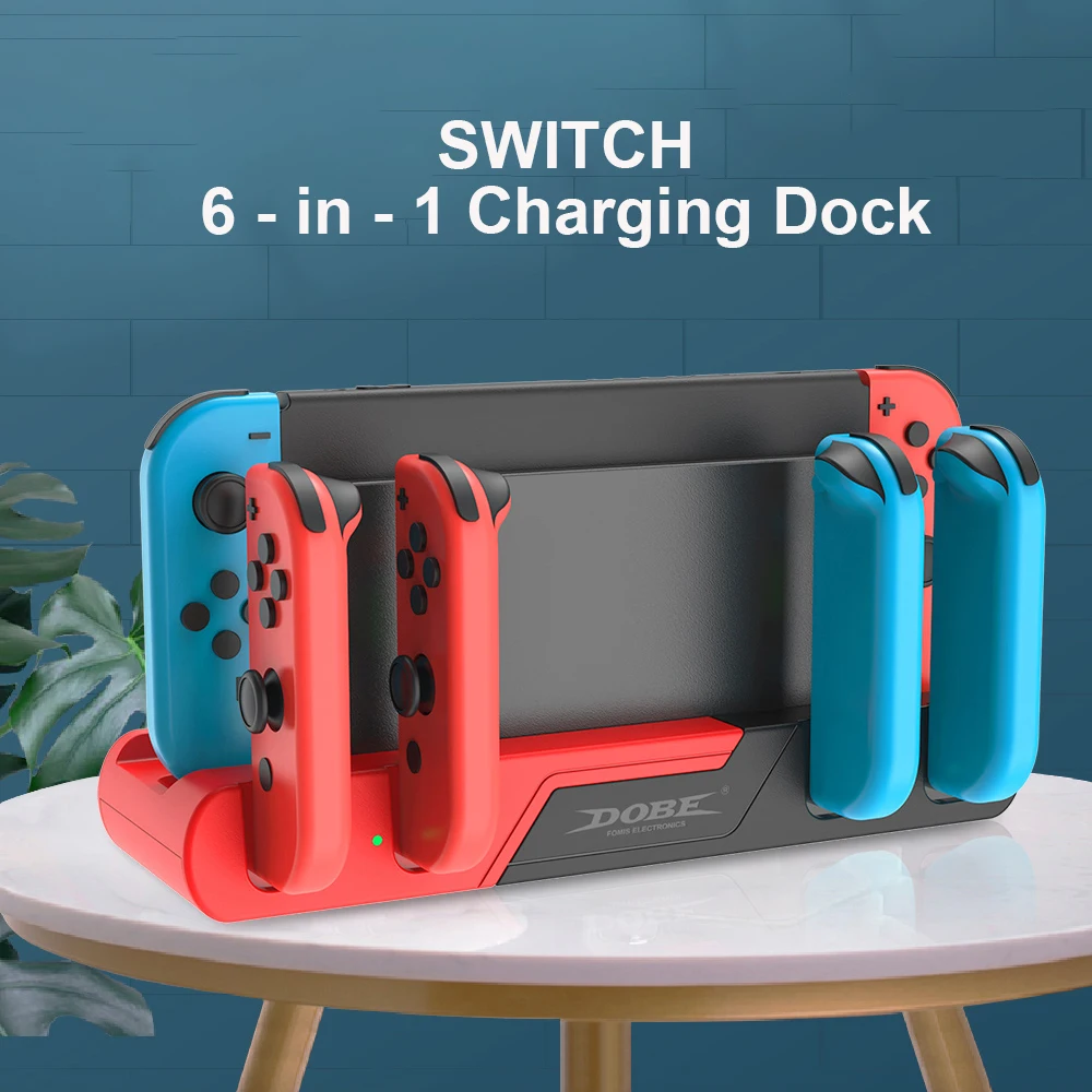 Joycon Ladestation für Nintendo Switch und OLED mit Daul Game Card Slot und USB-Hub Game Controller Ladestation für Switch Image