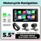 Navifly tragbares motorrad 5.5 ''lcd display navigation ipx7 wasserdicht drahtloses carplay android auto moto dash cam monitor gps