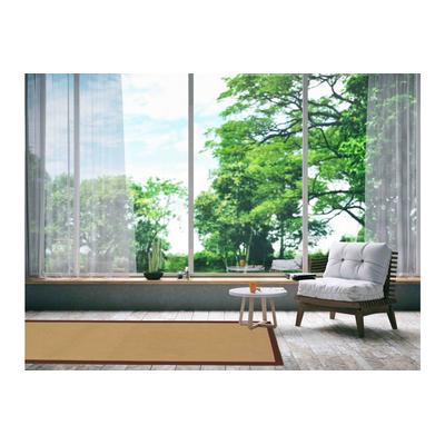 Läufer CARPETFINE "Sisal", braun, B:70cm H:5mm L:240cm, Sisal, Teppiche, mit farbiger Bordüre, Anti Rutsch Rückseite Image