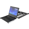 Console KVM HDMI LED da 17.3 "8 porte, MT-VIKI 1920*1080 cassetto KVM con montaggio su Rack per Server 1U 19", Switch KVM HDMI LCD da 17.3 pollici