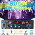 BT309 800W Amplificatore bluetooth 220V 12V Amplificatore di potenza HIFI Subwoofer digitale FM USB SD Home Theater Amplificatori Processore audio